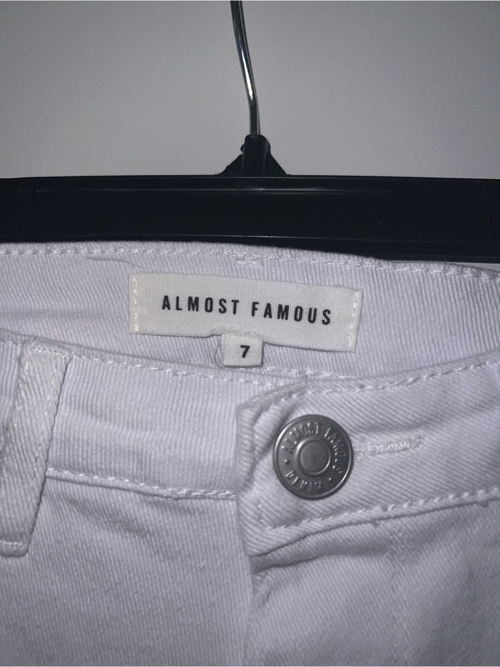 Almost Famous White Skinny Jeans